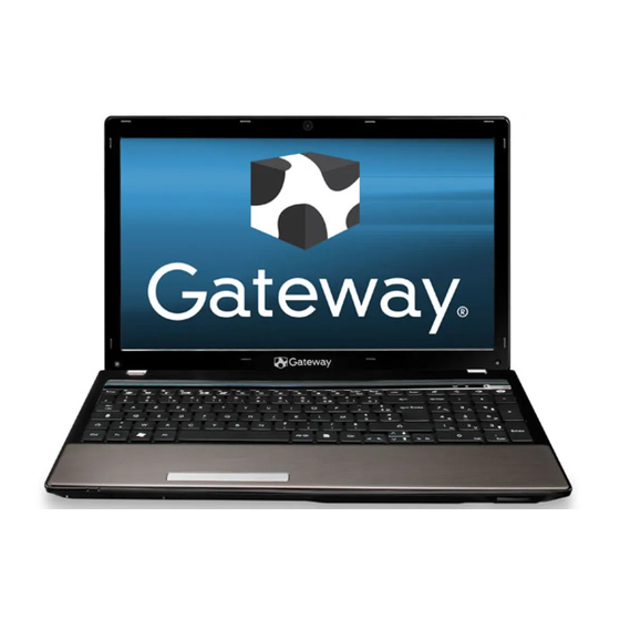 Gateway NV55C Series Removal Manual