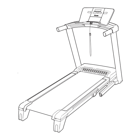 NordicTrack T12 Si Cwl Treadmill Manuel De L'utilisateur