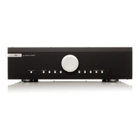 Musical Fidelity M6PRE Instructions For Use Manual