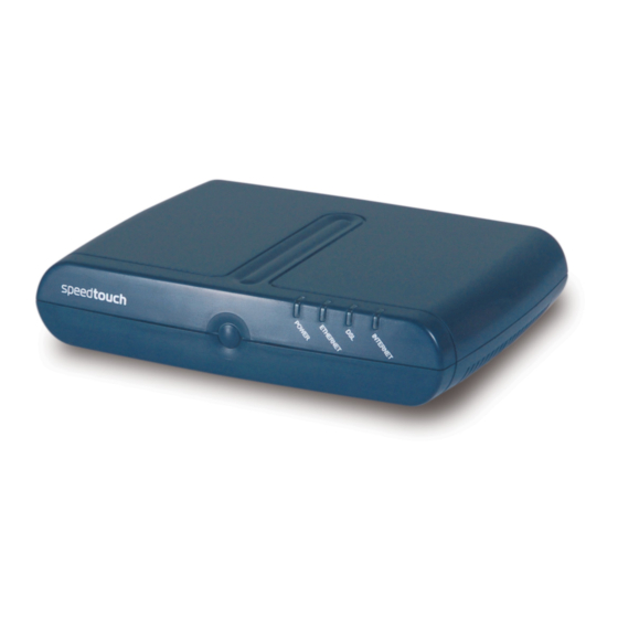 Speed Touch 516 DSL Modem Router Manuals