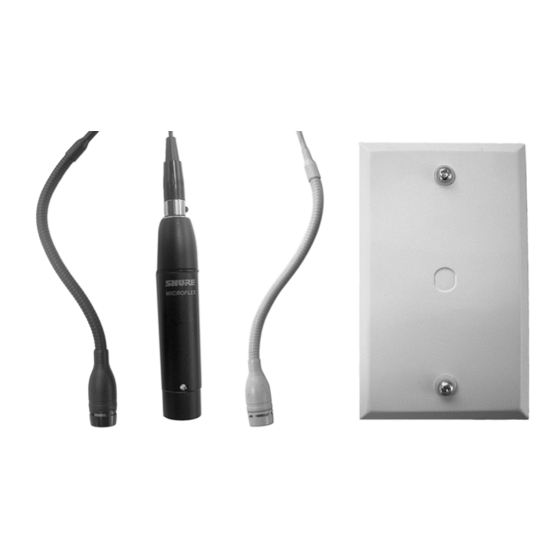 Shure MX202B/C User Manual