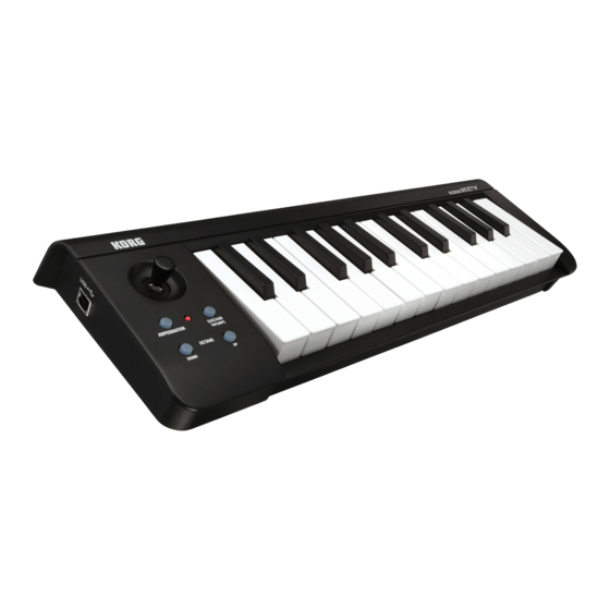 Korg microKEY-25 Owner's Manual