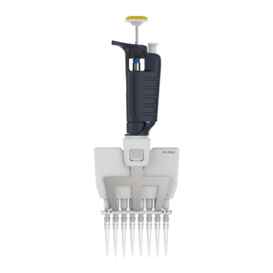 Gilson PIPETMAN G Quick Manual