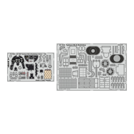 Eduard Typhoon Mk.Ib Bubbletop Manual