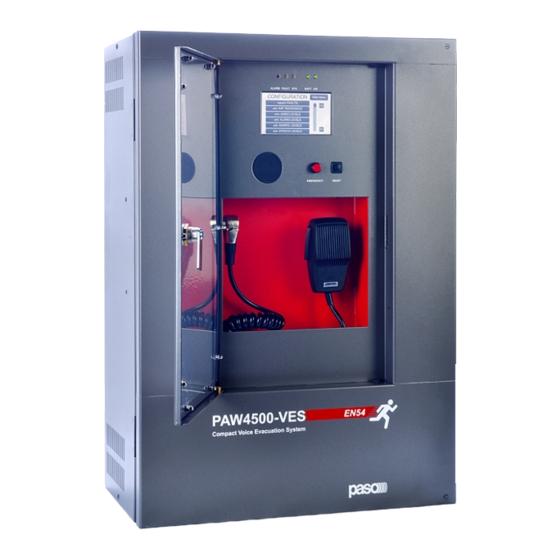 Paso PAW4500-VES Series User Manual