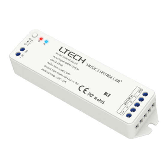 Ltech DMX-BT-AUDIO Quick Start Manual