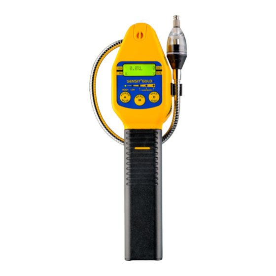 SENSIT Technologies GOLD Quick Start Instructions