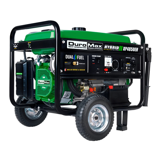 DUROMAX Dual Fuel Hybrid Elite II XP4850EH Manual