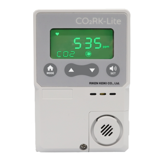 Riken Keiki CO2RK-Lite Manuals