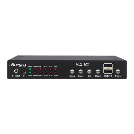Aurora IVLX-TCW2V-C User Manual
