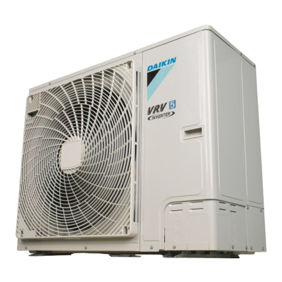 Daikin VRV 5-S RXYSA5A7V1B Installation And Operation Manual