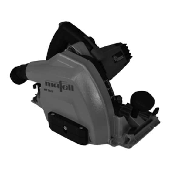 Mafell MF 26 cc Original Operating Instructions