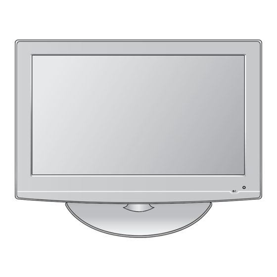 LG 26LG3RC LCD TV Manuals