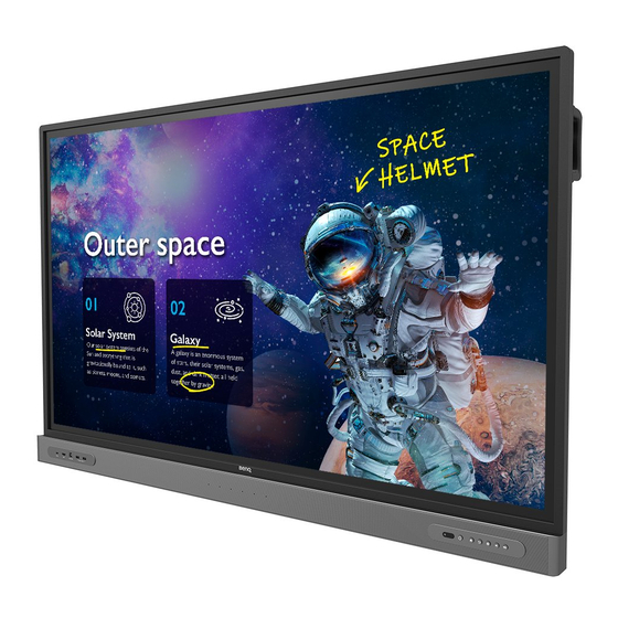 BenQ Education Board RM6504 Manuals