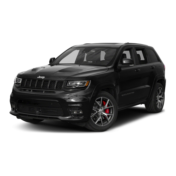 Jeep Grand Cherokee SRT 2018 Owner's Manual