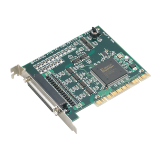 Contec PIO-16/16RL(PCI)H User Manual