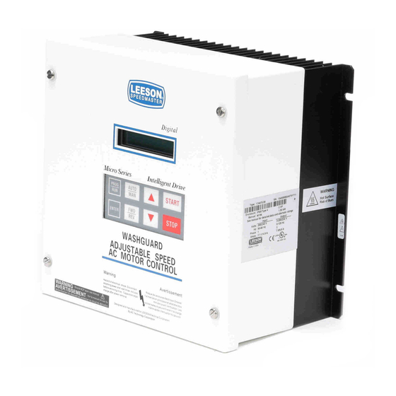 Leeson 174475 Installation And Operation Manual