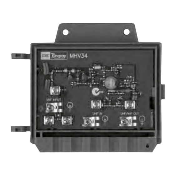 Kingray MHV34 Installation Manual