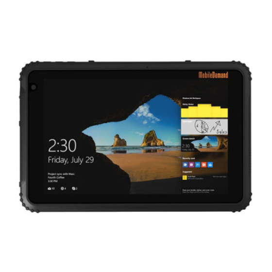 MobileDemand xTablet T8540 Tablet Manuals