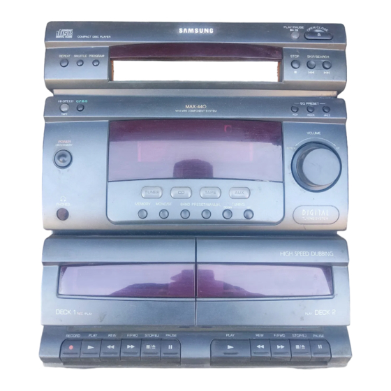 Samsung MAX-440 Service Manual