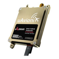 uAvionix ping200XR User And Installation Manual