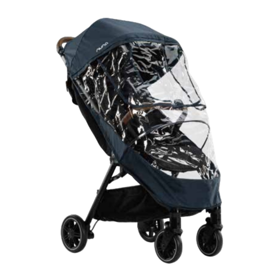 Nuna trvl rain cover Instructions Manual