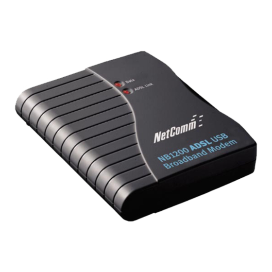 NetComm NB1200 Quick Start Manual