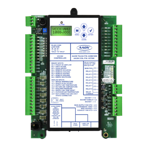 AAON VCCX2 Technical Manual