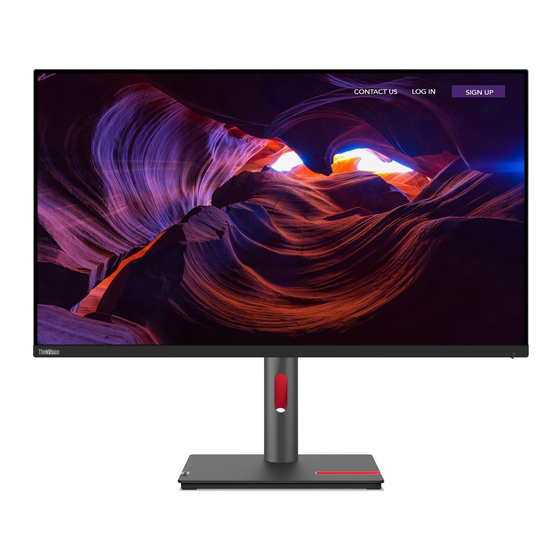 Lenovo ThinkVision P32p-30 Manual