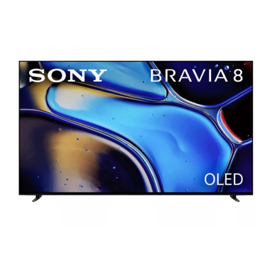 Sony K-65XR80 Reference Manual