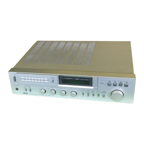 Akai AA-R21 Service Manual