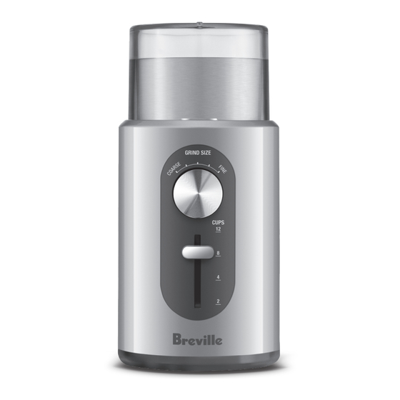 Breville Coffee & Spice Control LCG350 Manuals