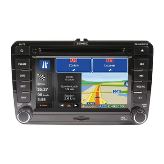 ZENEC ZE-NC2010 - MOUNTING INSTRUCTIONS GOLF V Instructions Manual