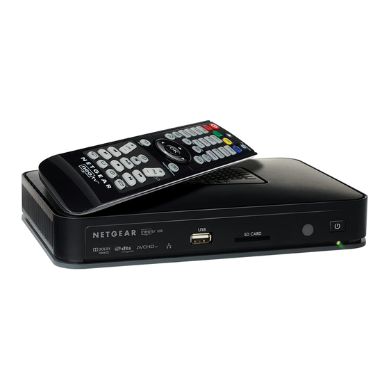 NETGEAR NTV550 - Ultimate HD Media Player Installation Manual