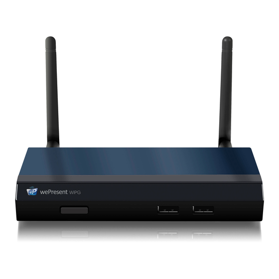 WePresent WiPG-1500 User Manual