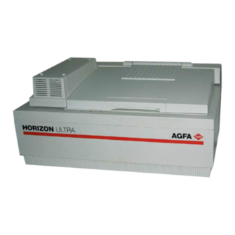 AGFA Horizon Ultra Scanner Manuals
