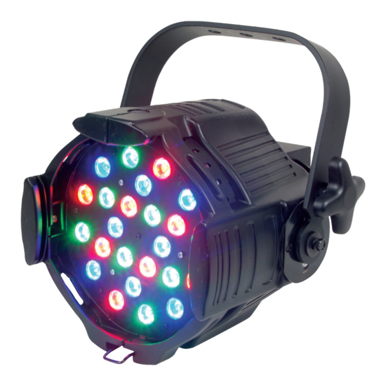 Elation Opti RGB User Instructions