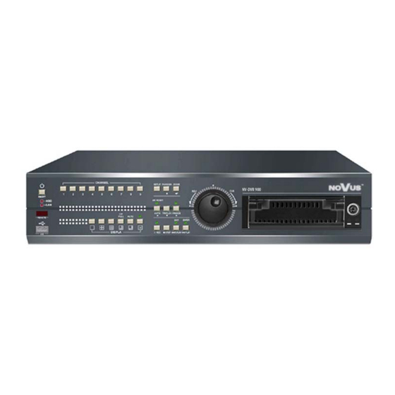 Novus NV-DVR900 User Manual