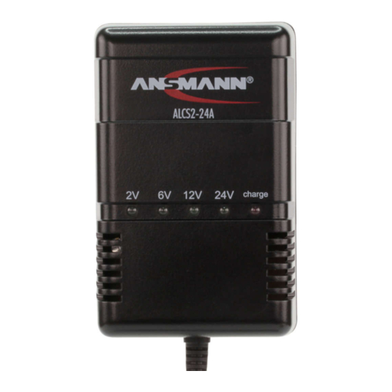 ANSMANN ALCS 2-24 A Operation Instruction Manual
