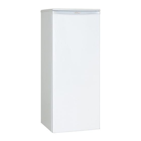 Danby DUFM082A1WDD Upright Freezer Manuals