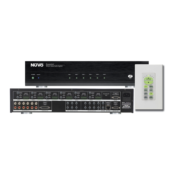 Nuvo Essentia NV-E6DXS Owner's Manual