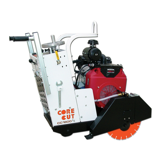 Diamond Products CC1800XL Operator's Manual