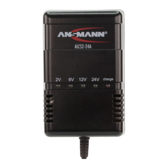 ANSMANN ALCS 2-24 A Instruction Manual
