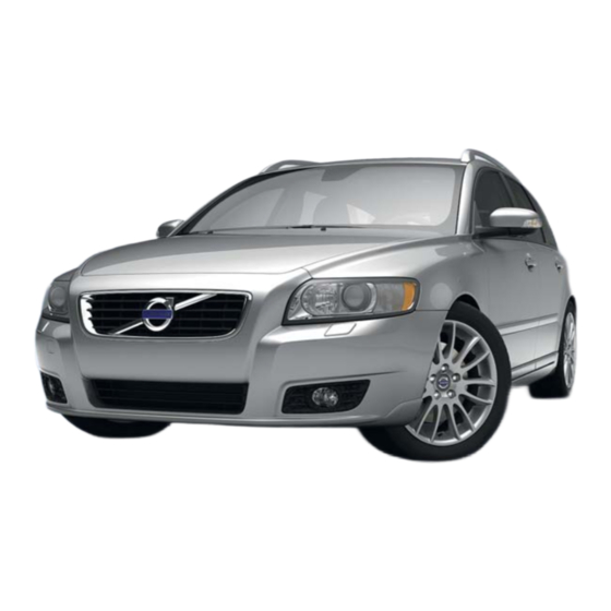 Volvo 2011 V50 Quick Manual