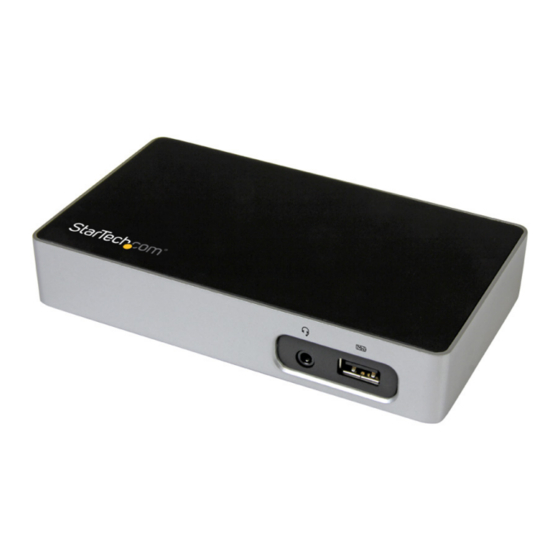 StarTech.com USB3VDOCKH User Manual