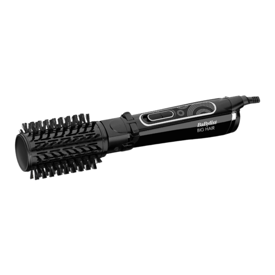 BaByliss BIG HAIR 2885U Instructions For Use Manual