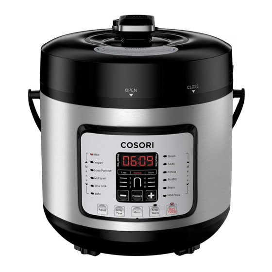 Cosori instant pot outlet manual