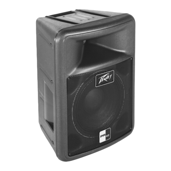 Peavey PR 12P Operation Manual