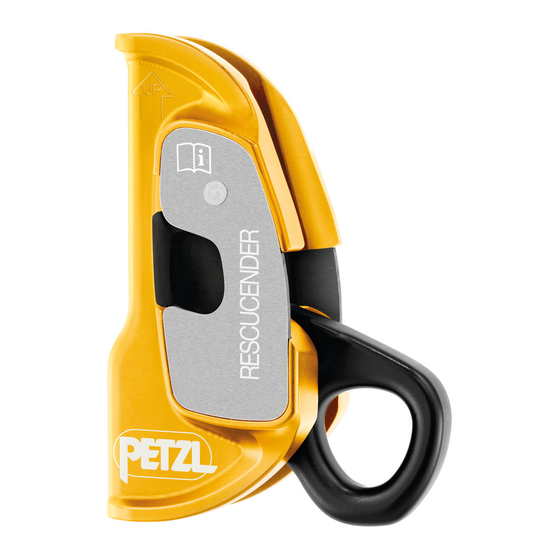 Petzl RESCUCENDER Manual