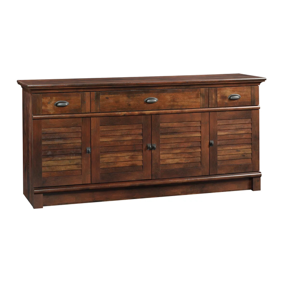 Sauder Credenza 420723 Instruction Booklet